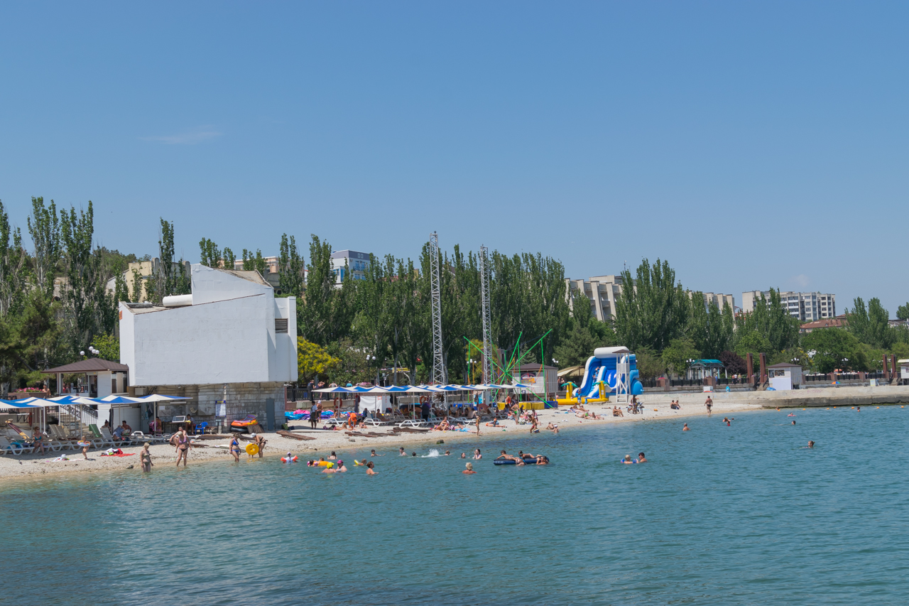 феодосия первый городской пляж